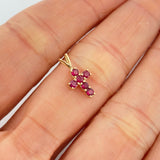 Dije Joya Cruz 0.5gr / 1.5cm / Oro Amarillo 18K +