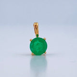 Dije Joya Redondo 0.35gr / 1cm / Oro Amarillo 18K %