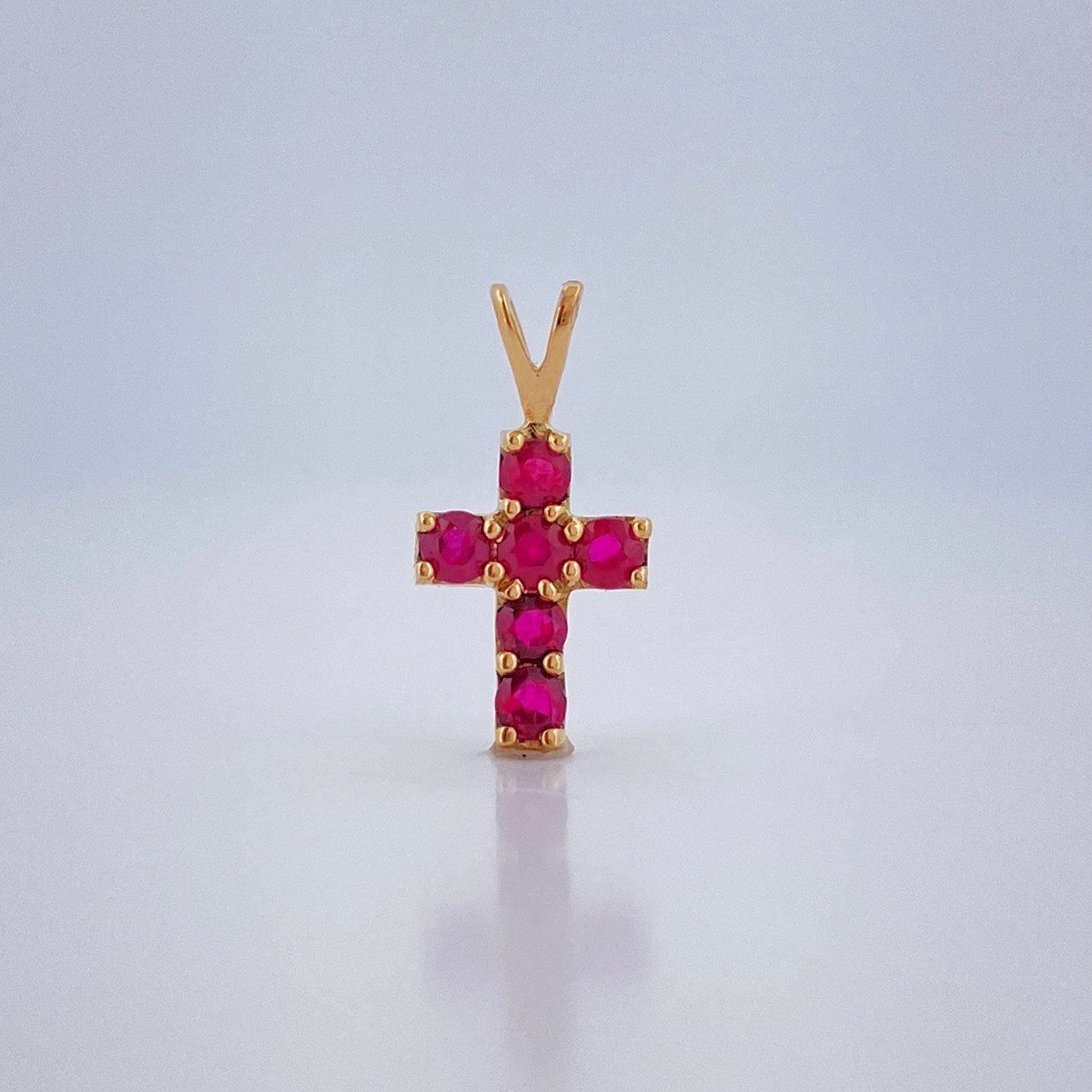 Dije Joya Cruz 0.5gr / 1.5cm / Oro Amarillo 18K +