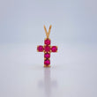 Dije Joya Cruz 0.5gr / 1.5cm / Oro Amarillo 18K +