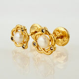 Topos Saturno 0.95gr / 6mm Oro Amarillo 18K