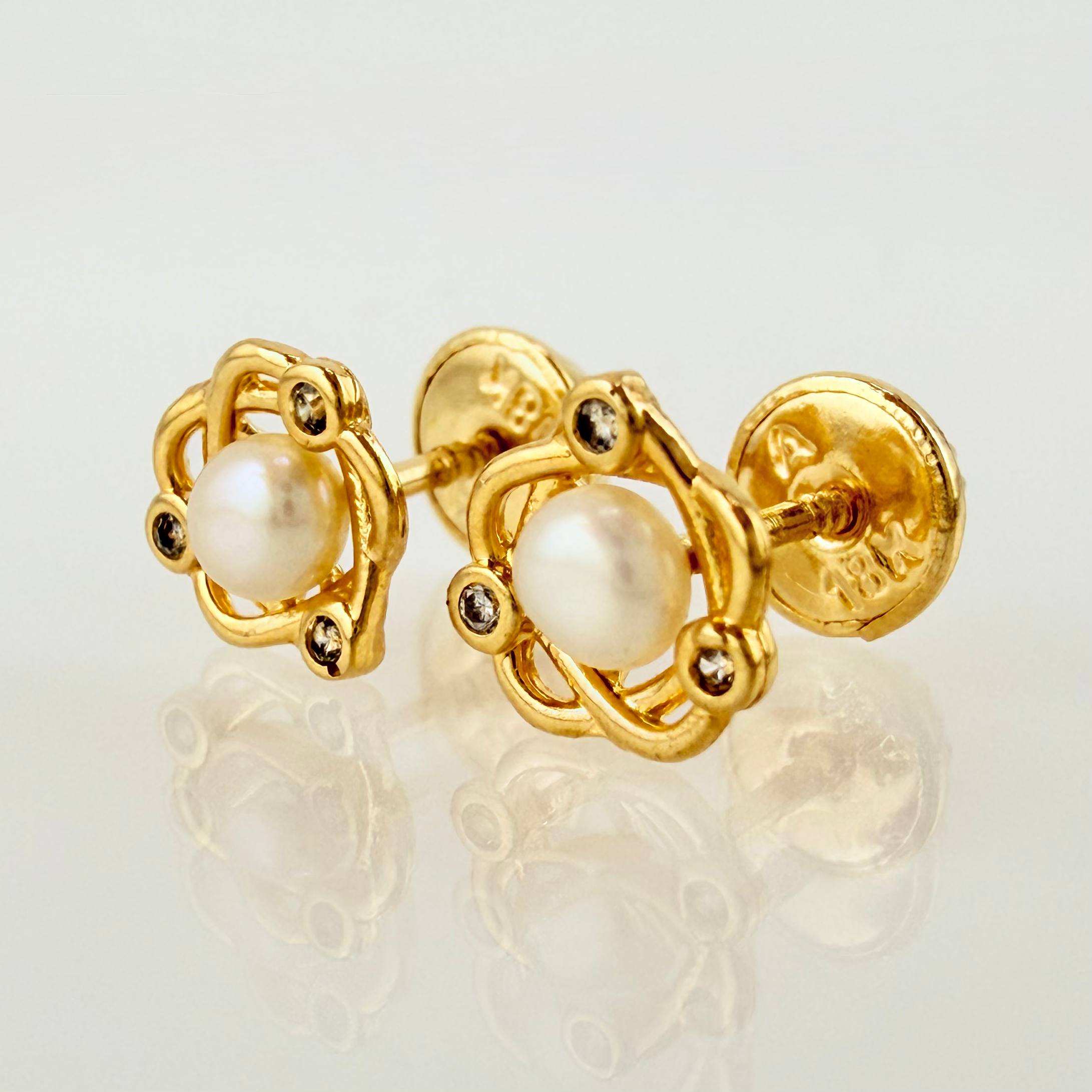 Topos Saturno 0.95gr / 7mm Oro Amarillo 18K