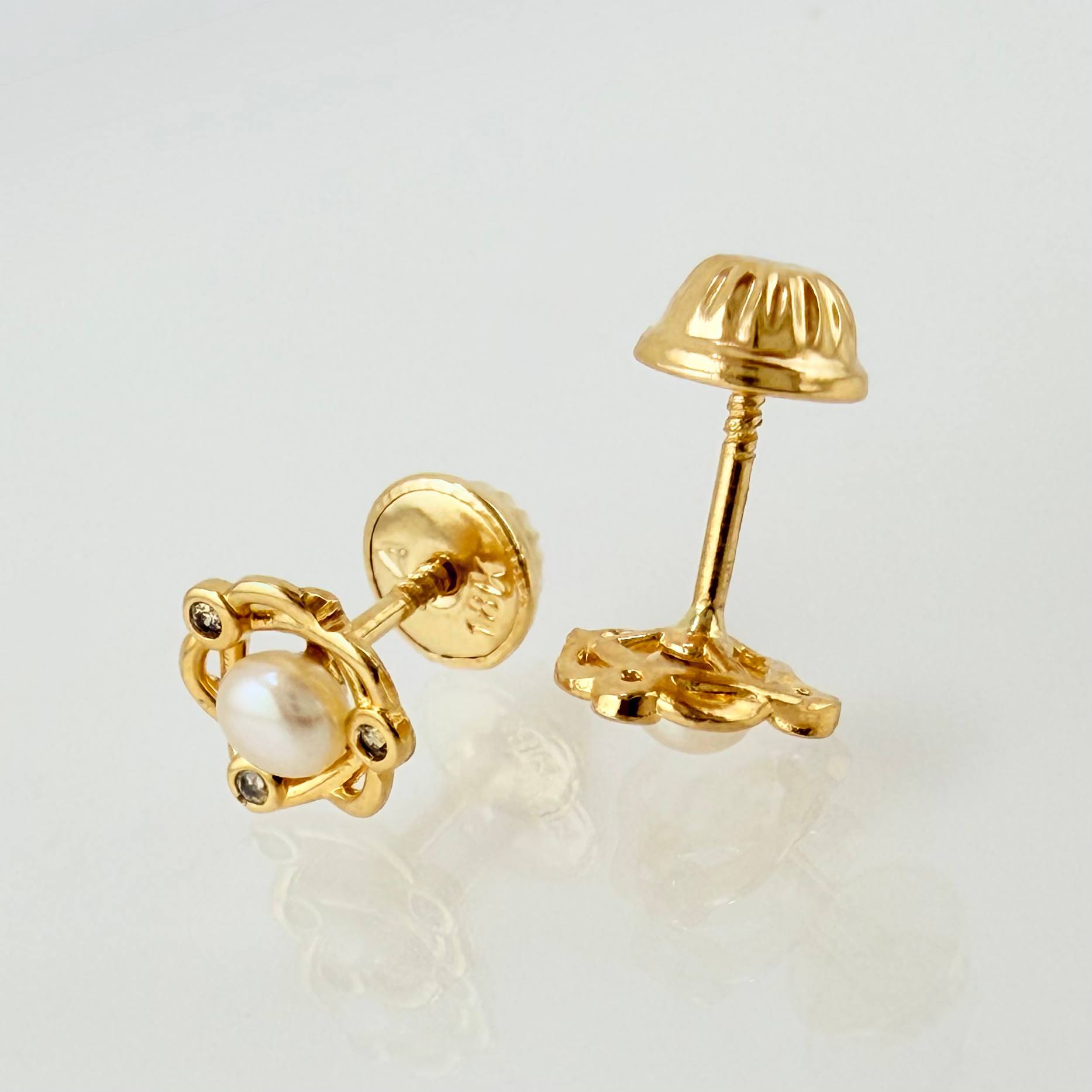 Topos Saturno 0.95gr / 7mm Oro Amarillo 18K