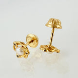 Topos Saturno 0.95gr / 6mm Oro Amarillo 18K