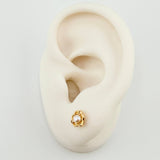 Topos Saturno 0.95gr / 7mm Oro Amarillo 18K