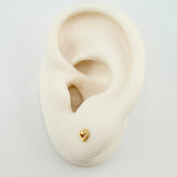 Topos Corazón Brillante 0.55gr / 4mm Oro Amarillo 18K