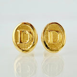Topos Letra D 0.75gr / 9mm Oro Amarillo 18K