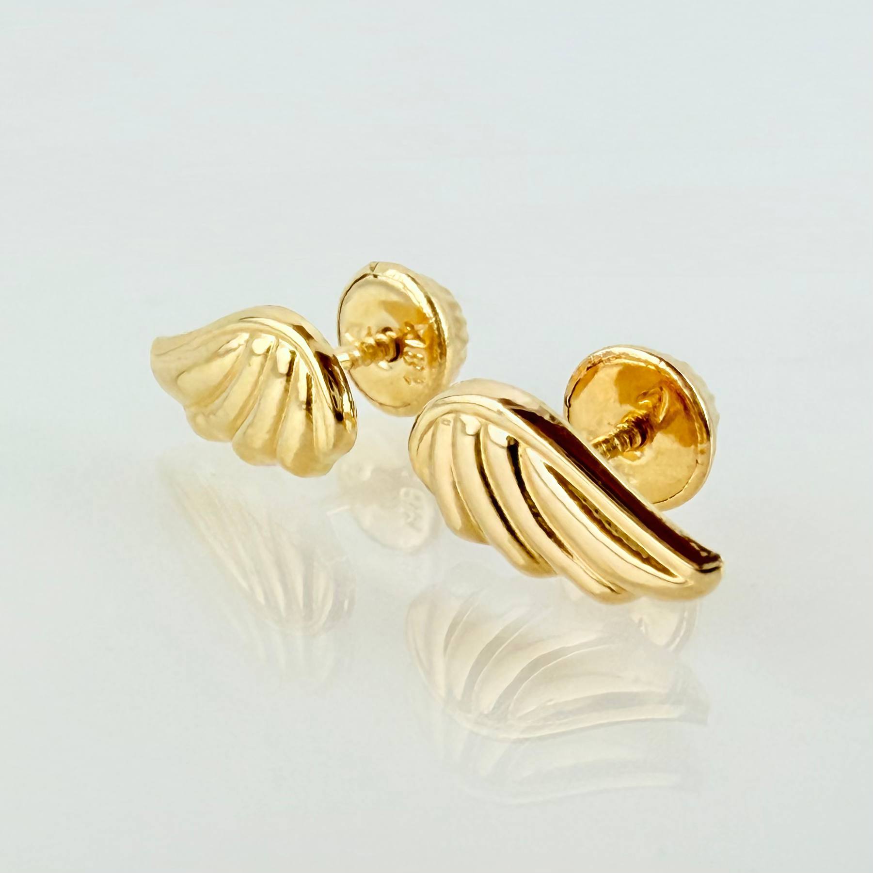 Topos Alas 0.75gr / 10mm Oro Amarillo 18K ©