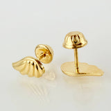 Topos Alas 0.75gr / 11mm Oro Amarillo 18K *