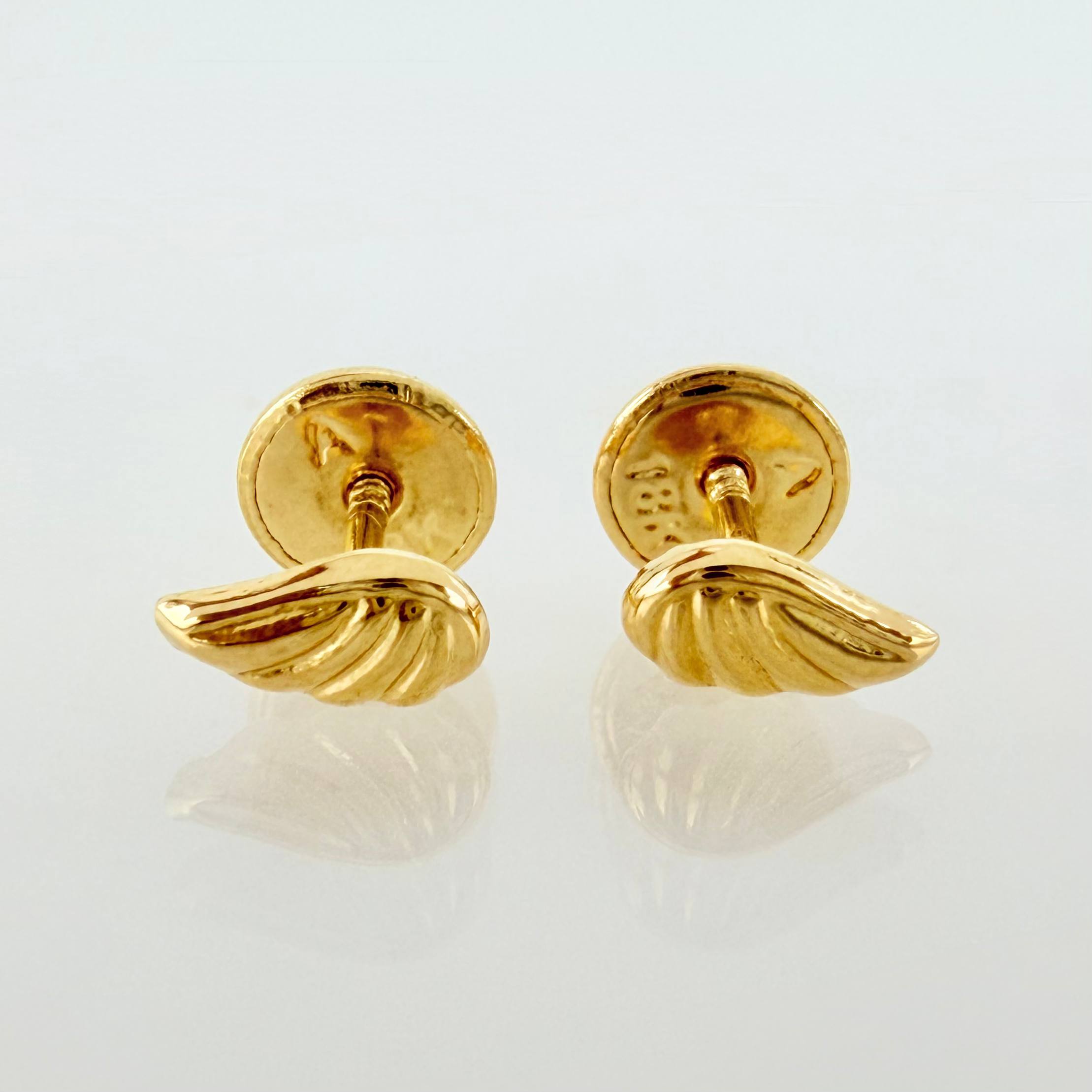Topos Alas 0.45gr / 6mm Oro Amarillo 18K *