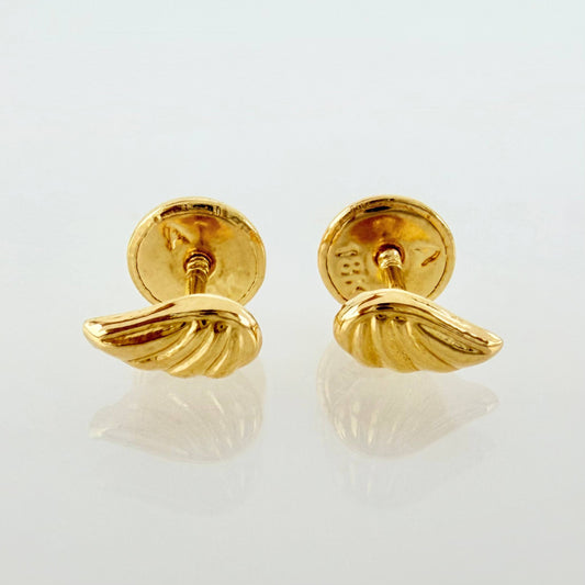 Topos Alas 0.5gr / 6mm Oro Amarillo 18K ©