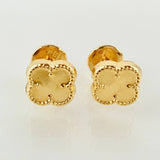 Topos Trebol Dorado 0.55gr / 7mm Oro Amarillo 18K