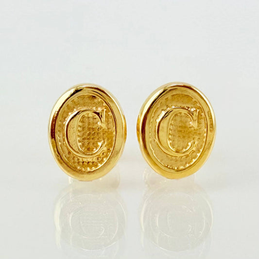 Topos Letra C 0.8gr / 9mm Oro Amarillo 18K