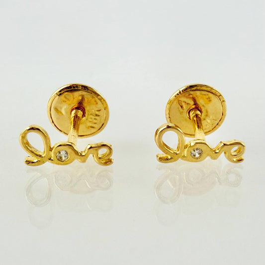 Topos Love 0.6gr / 7mm Oro Amarillo 18K