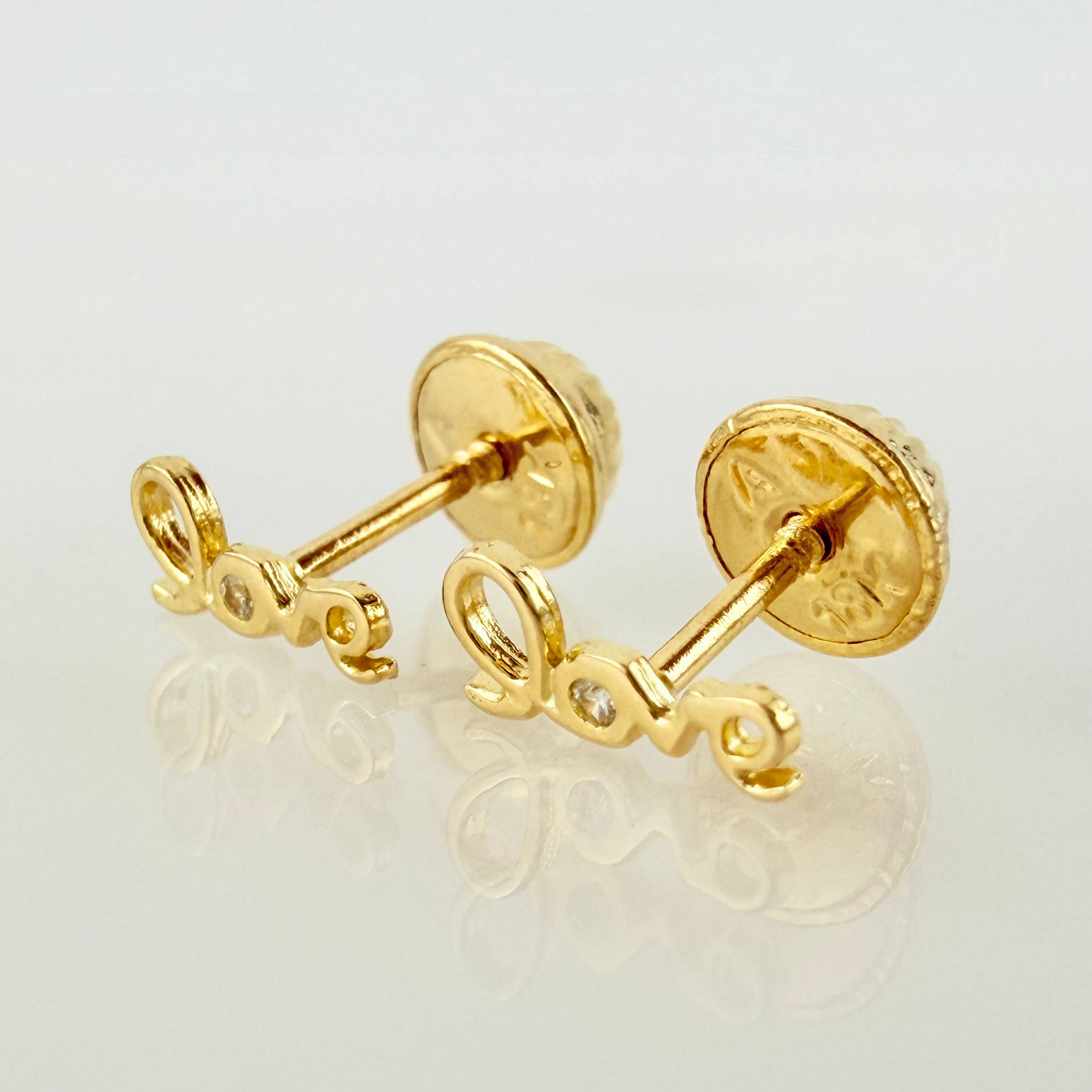 Topos Love 0.55gr / 7mm Oro Amarillo 18K *