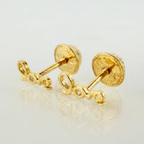 Topos Love 0.6gr / 7mm Oro Amarillo 18K