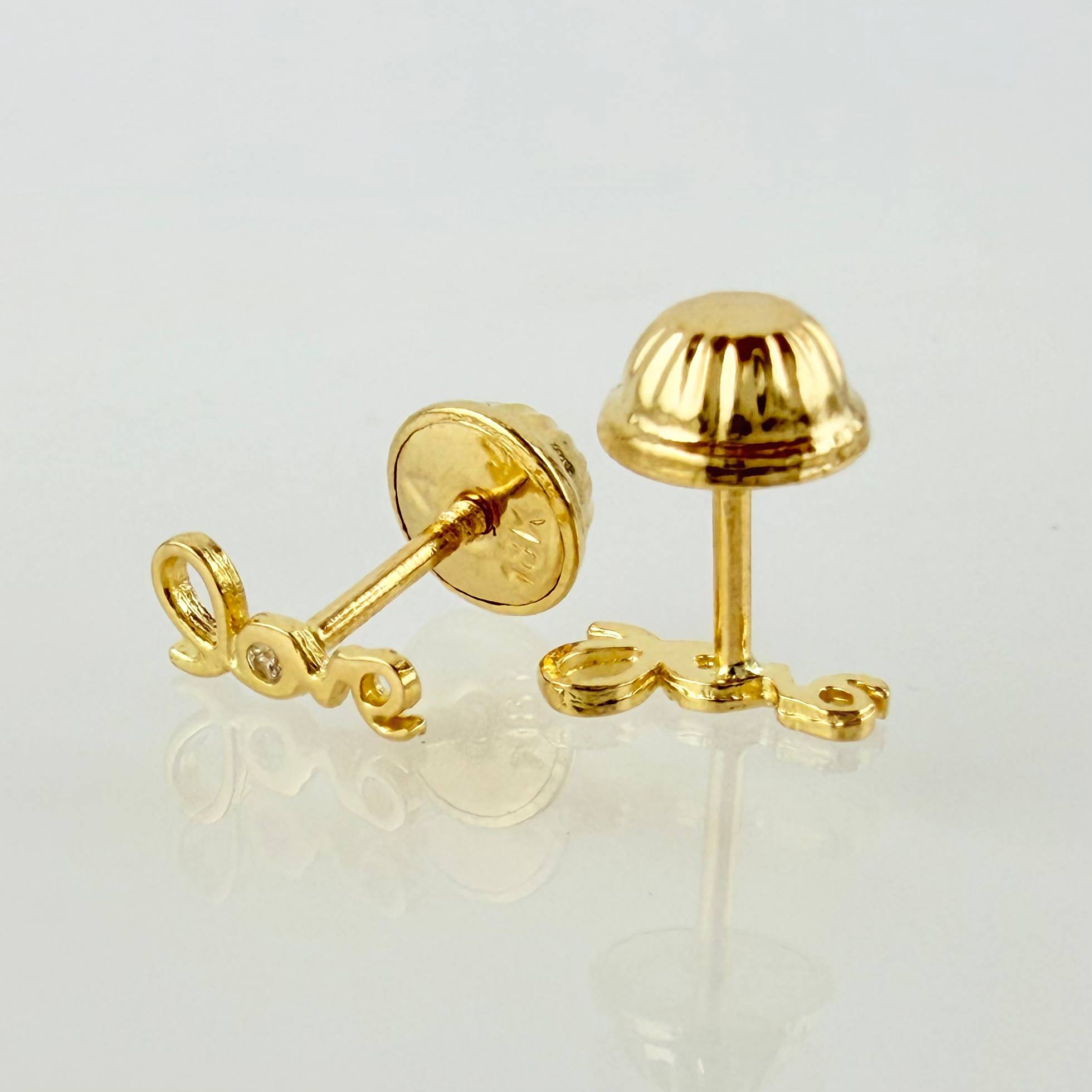 Topos Love 0.55gr / 7mm Oro Amarillo 18K
