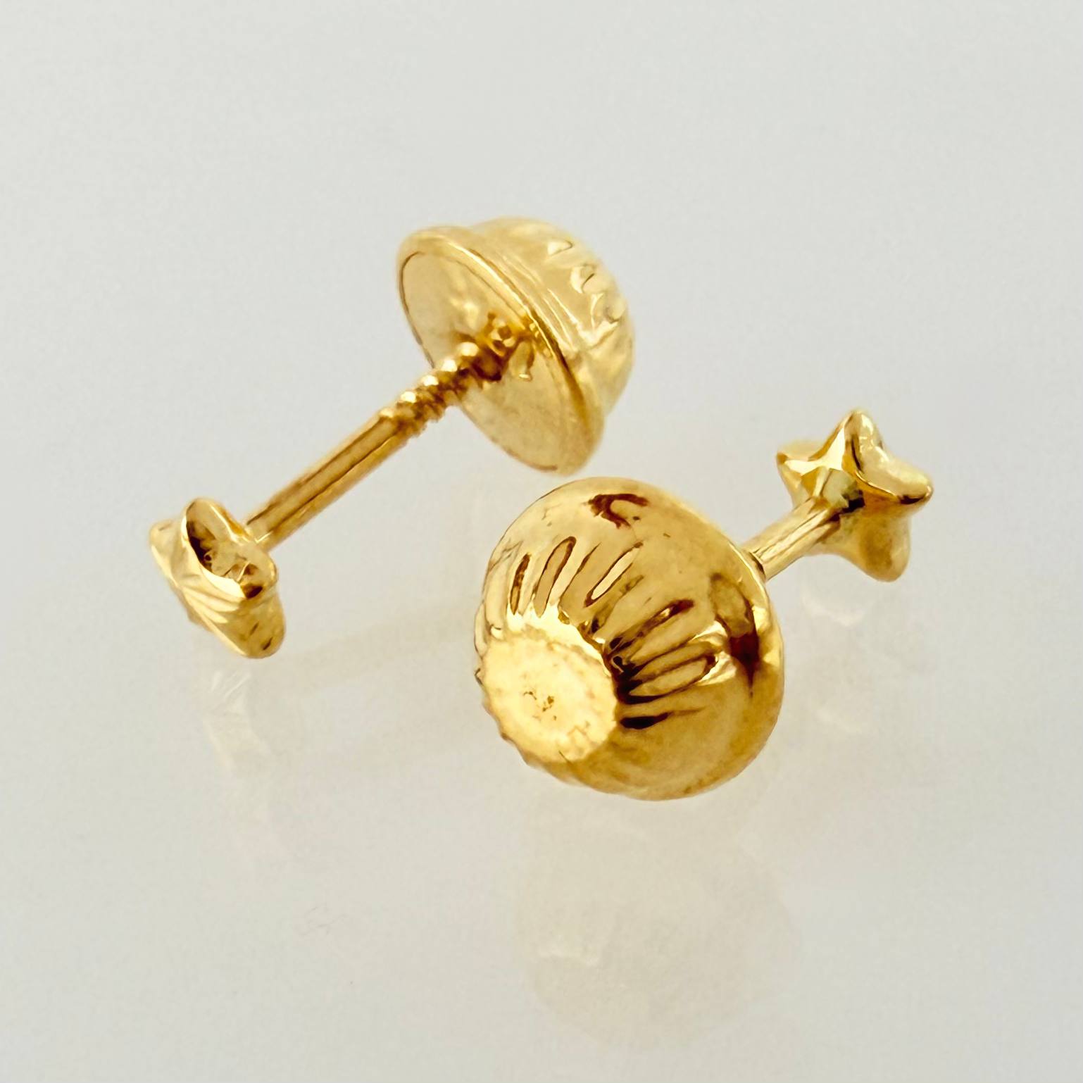 Topos Estrella 0.4gr / 3mm Oro Amarillo 18K *