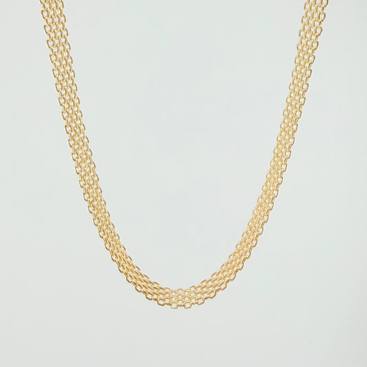 Cadena China 37.1gr / 60cm / 9.4mm Oro Amarillo +1 18K *