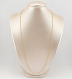 Cadena Singapur 3.05gr / 60cm / 1.5mm Oro Amarillo +3 18K