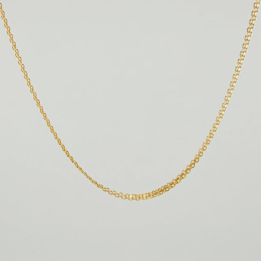 Cadena China 2.7gr / 50cm / 1.5mm Oro Amarillo +1 18K