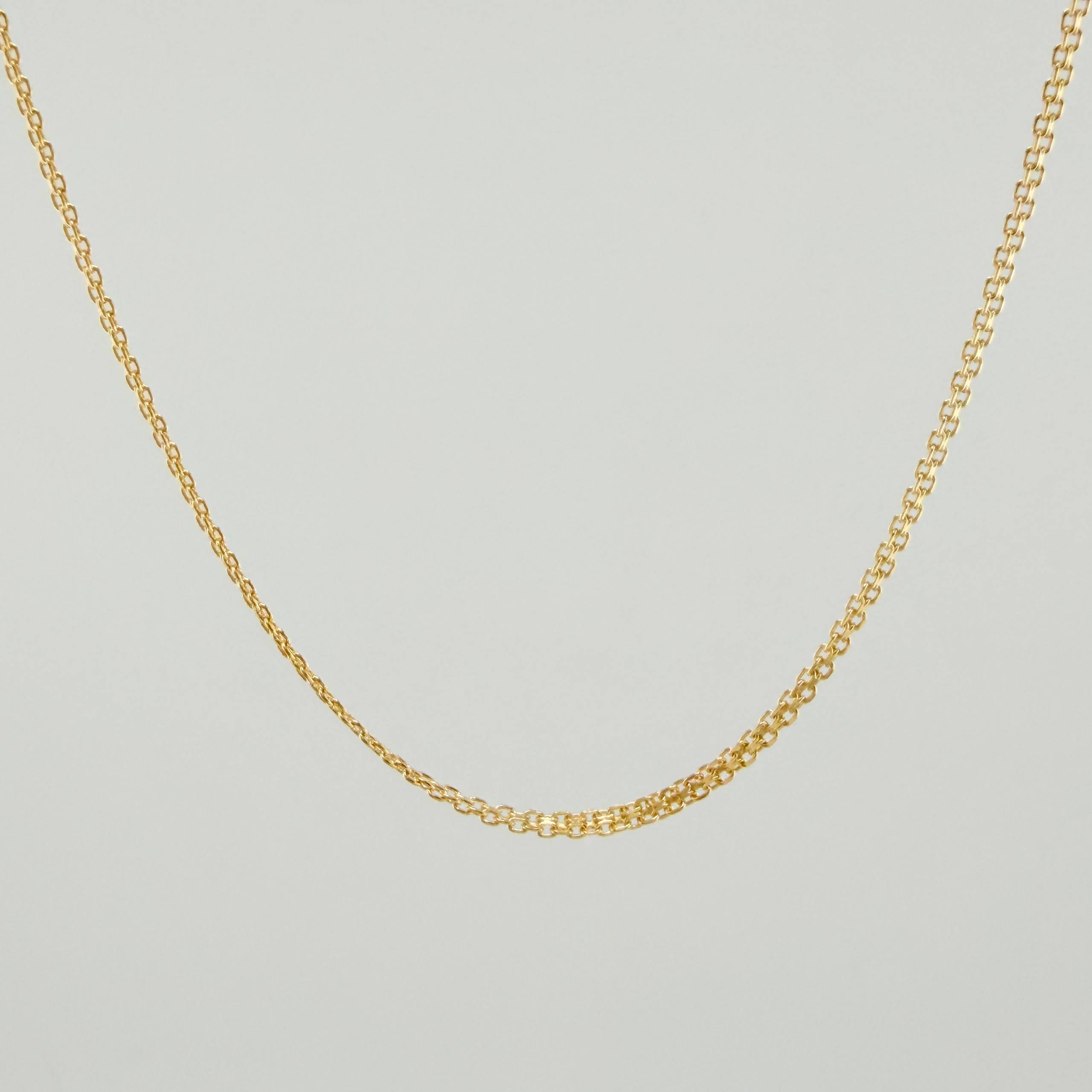 Cadena China 4.1gr / 60cm / 1.6mm Oro Amarillo +1 18K *