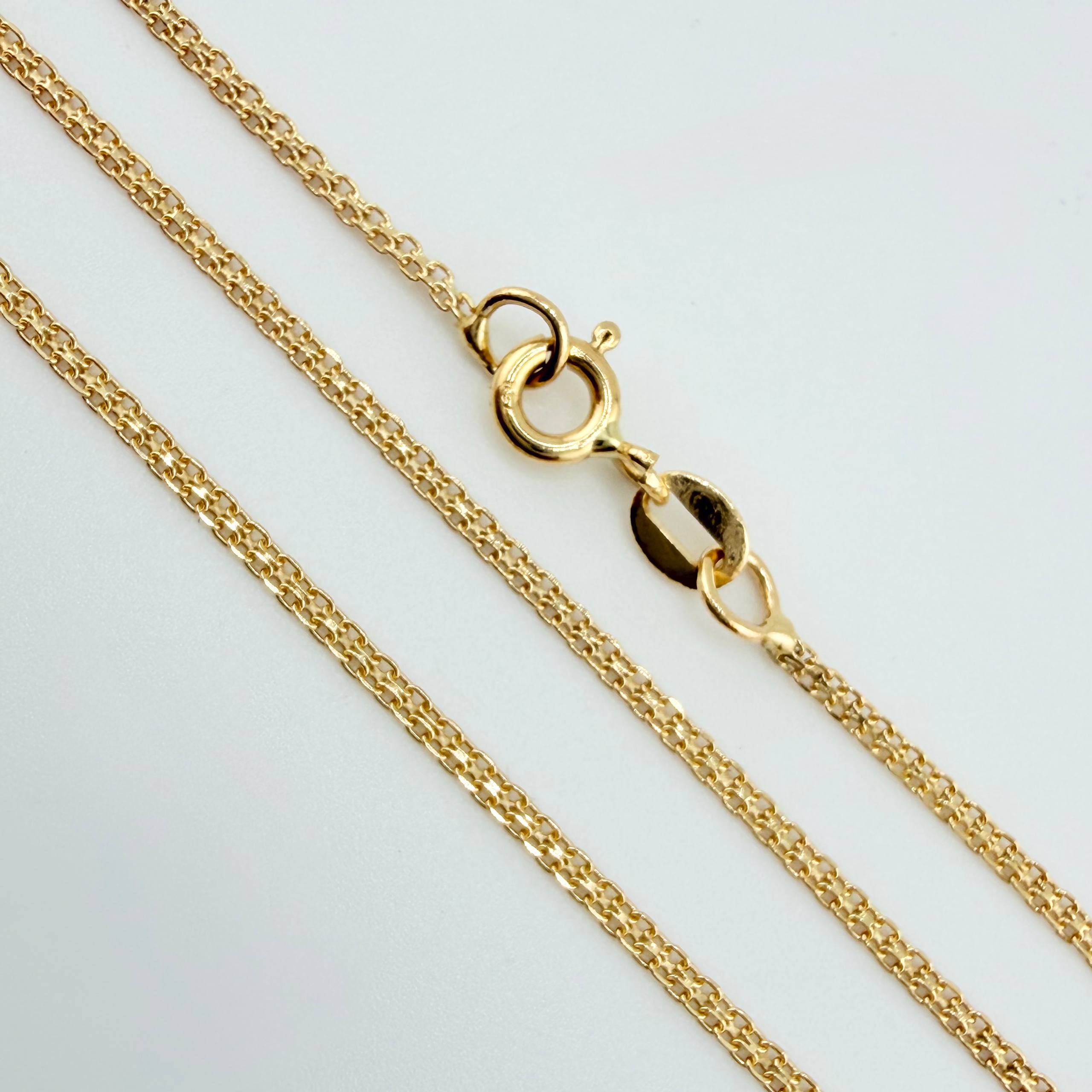 Cadena China 3.2gr / 60cm / 1.5mm Oro Amarillo +1 18K