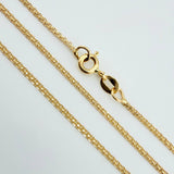 Cadena China 3.2gr / 60cm / 1.5mm Oro Amarillo +1 18K