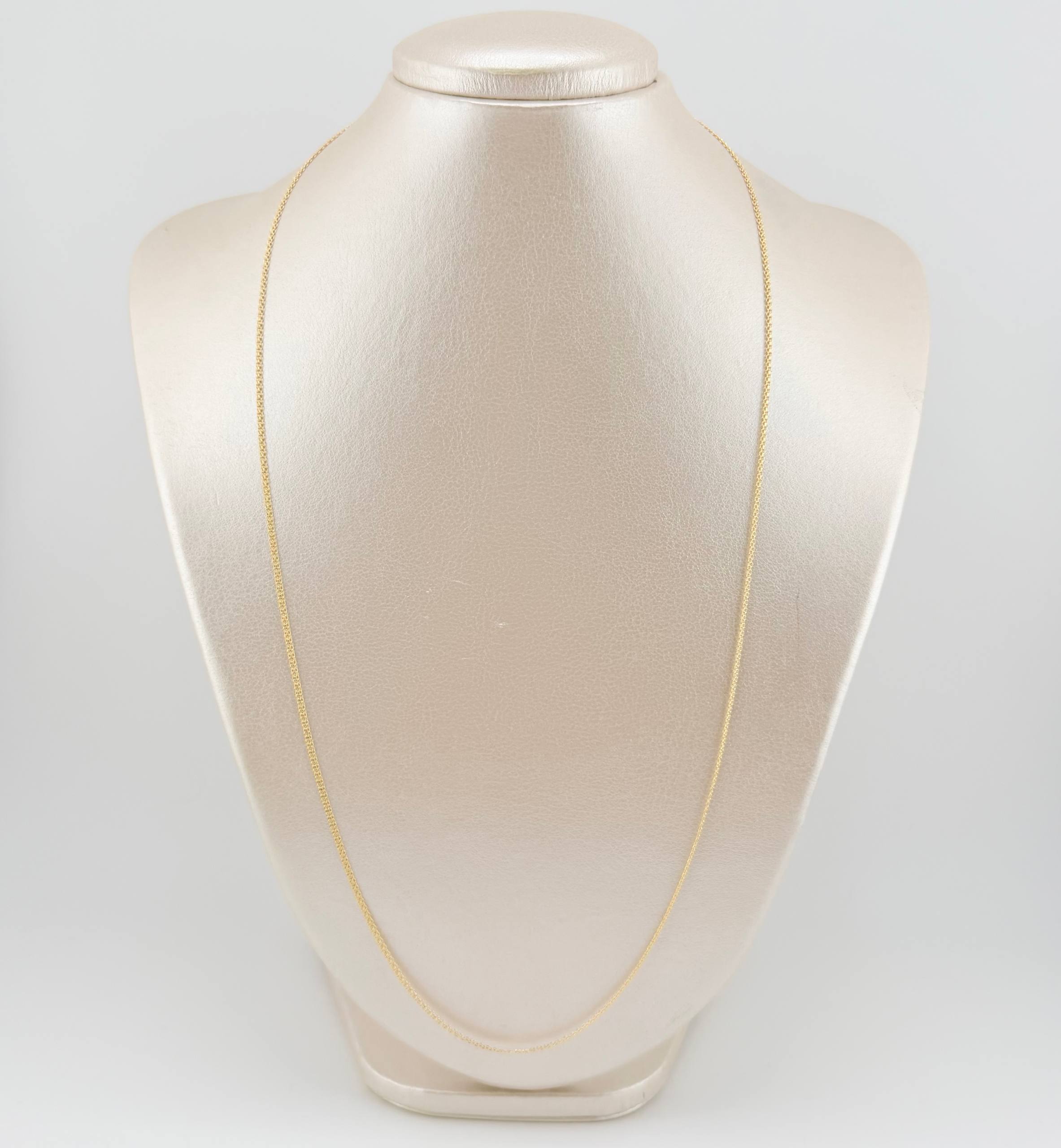 Cadena China 3.15gr / 60cm / 1.5mm Oro Amarillo +1 18K *