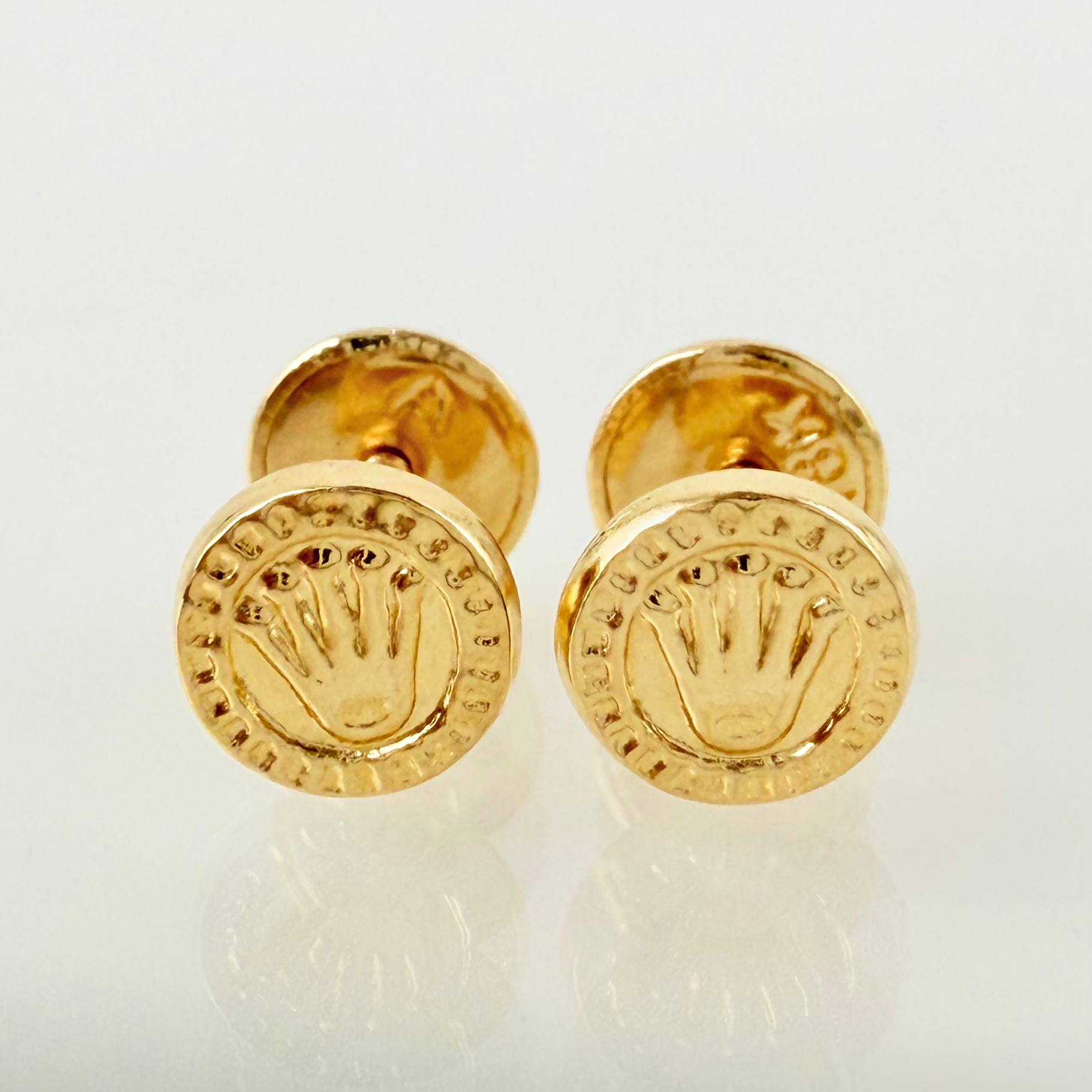 Topos Corona Circula 0.75gr / 7.5mm Oro Amarillo 18K