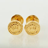 Topos Corona Circula 0.75gr / 7.5mm Oro Amarillo 18K