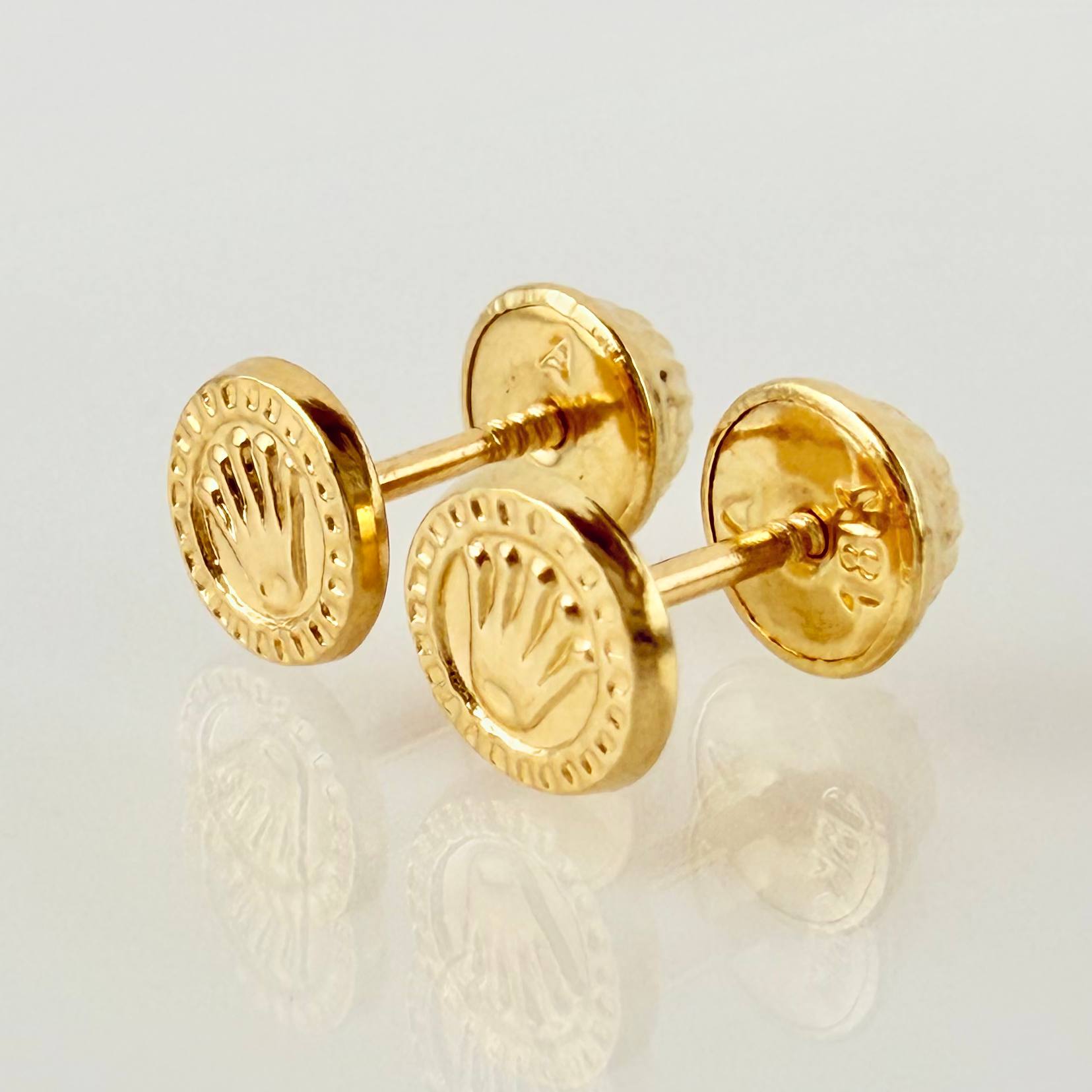 Topos Corona Circula 0.75gr / 7.5mm Oro Amarillo 18K