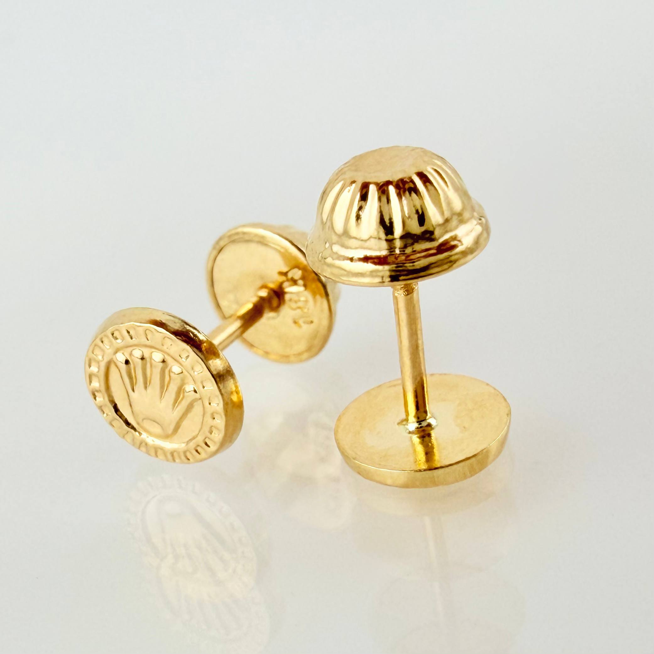 Topos Corona Circula 0.75gr / 7.5mm Oro Amarillo 18K