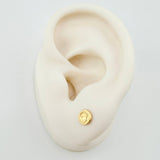 Topos Corona Circula 0.75gr / 7.5mm Oro Amarillo 18K