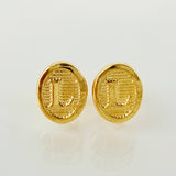 Topos Letra L 0.8gr / 9mm Oro Amarillo 18K
