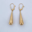 Candongas Lagrima 1.1gr / 4cm / Oro 18K &