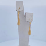 Candongas Lagrima 0.85gr / 3.5cm / Oro 18K &