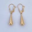 Candongas Lagrima 0.7gr / 3.1cm / Oro 18K &