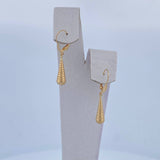 Candongas Lagrima 0.7gr / 3.1cm / Oro 18K &