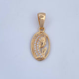 Dije Virgen Maria 1.35gr / 2.6cm / Oro 18K &