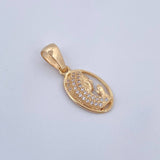Dije Virgen Maria 1.35gr / 2.6cm / Oro 18K &