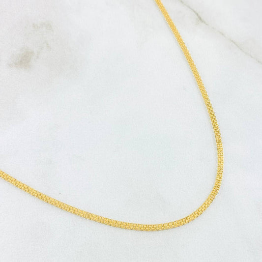 Cadena China 3.2gr / 60cm / Oro Amarillo +1 18K *