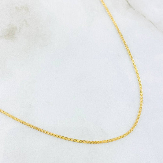 Cadena China 2.3gr / 60cm / 1.3mm Oro Amarillo +1 18K ©