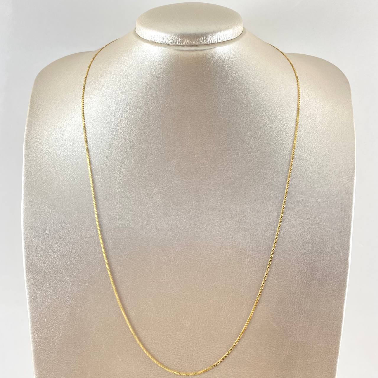 Cadena China 2.3gr / 60cm / 1.3mm Oro Amarillo +1 18K *