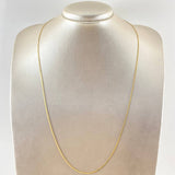 Cadena China 2.3gr / 60cm / 1.3mm Oro Amarillo +1 18K *