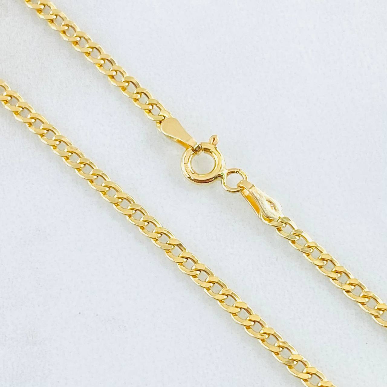 Cadena Cubana 3gr / 50cm / Oro Amarillo +1 18K
