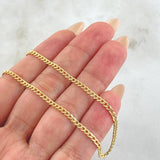 Cadena Cubana 3.05gr / 50cm / Oro Amarillo +1 18K