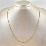 Cadena Cubana 3.05gr / 50cm / Oro Amarillo +1 18K