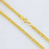 Cadena Cubana 4.5gr / 45cm / Oro Amarillo +1 18K *