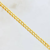 Cadena Cubana 4.5gr / 45cm / Oro Amarillo +1 18K *